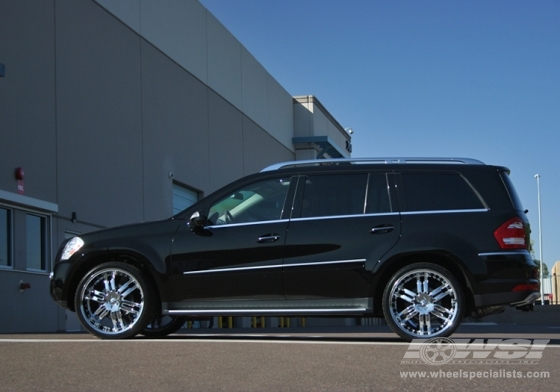 2009 Mercedes Benz GL-Class with 24" Giovanna Closeouts Giovanna Caracas in Chrome wheels