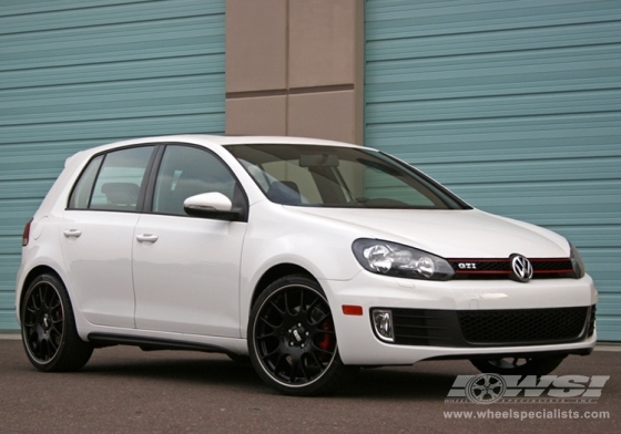 2010 Volkswagen GTI with 19" BBS CH in Black (Matte) wheels