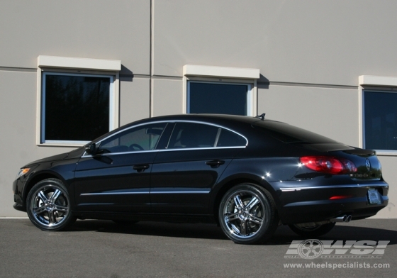 2010 Volkswagen CC with 18" Enkei AKP in Chrome wheels