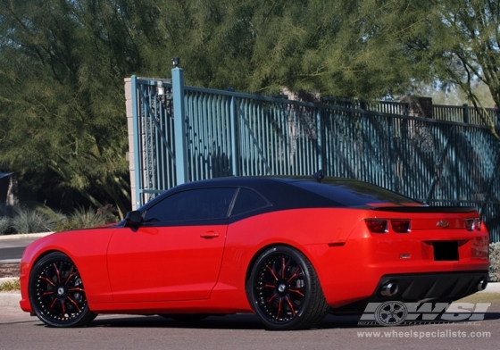 2010 Chevrolet Camaro with 22" Asanti AF-154 in Chrome wheels