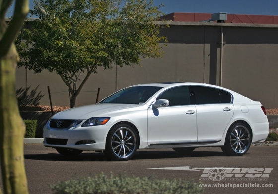 2010 Lexus GS with 20" Lexani LSS-10 in Machined (Black) wheels