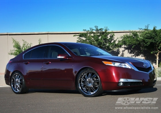 2010 Acura TL with 20" 2 Crave No.01 in Chrome wheels