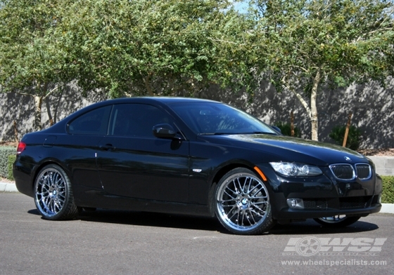 2010 BMW 3-Series with 20" Beyern Type Mesh in Chrome wheels