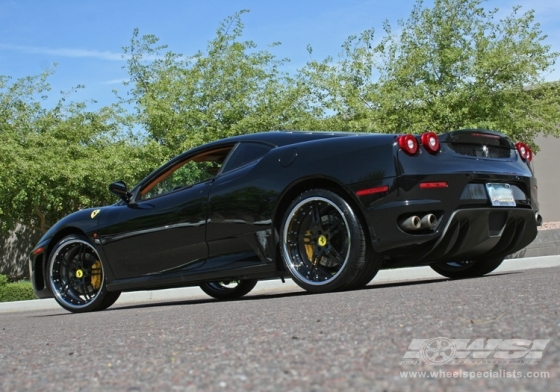 2010 Ferrari F430 with 20" GFG Messina in Chrome wheels