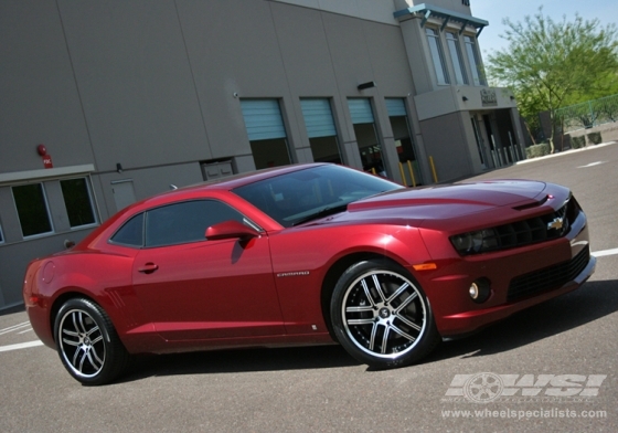 2010 Chevrolet Camaro with 20" Koko Kuture Intake in Machined (1 Piece) wheels