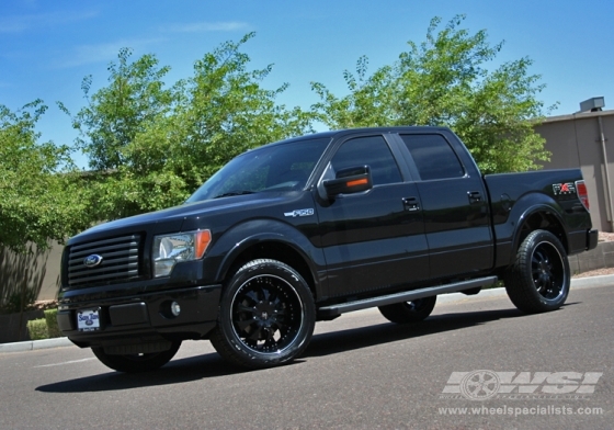 2010 Ford F-150 with 22" 2 Crave No.03 in Black (Diamond) wheels