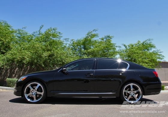 2010 Lexus GS with 20" Giovanna Closeouts Gianelle Spezia-5 in Machined (Face and Lip) wheels