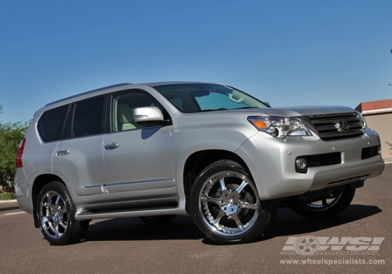 2010 Lexus GX with 22" Gianelle Spezia-6 in Chrome wheels