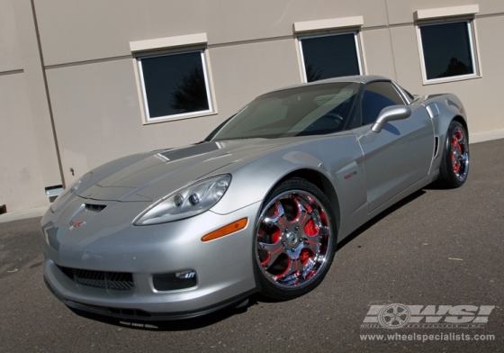 2009 Chevrolet Corvette with 20" Asanti AFC-403 in Chrome wheels