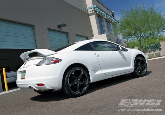 2008 Mitsubishi Eclipse with 20" Giovanna Dalar-5V in Black (Matte) wheels