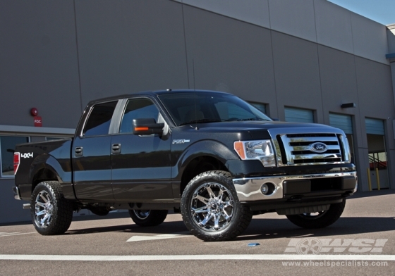 2009 Ford F-150 with 20" Ballistic 814-Jester in Chrome wheels