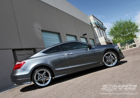 2010 Honda Accord with 20" Enkei LS-5 in Chrome (Optional Black Spoke Cap) wheels