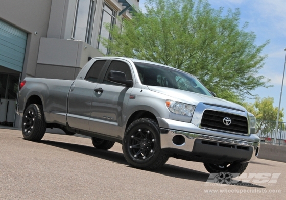 2008 Toyota Tundra with 18" Ballistic 814-Jester in Black (Matte) wheels