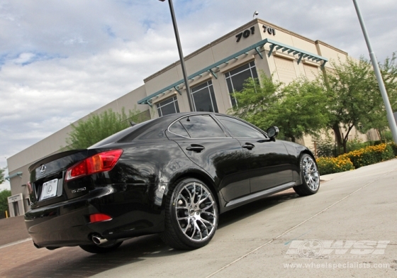 2010 Lexus IS with 20" Giovanna Kilis in Chrome wheels