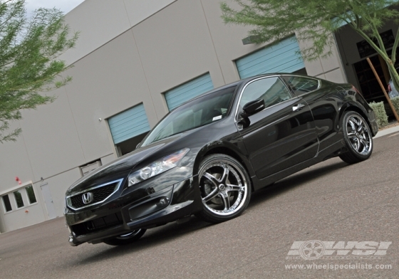 2010 Honda Accord with 20" Enkei LS-5 in Chrome (Optional Black Spoke Cap) wheels