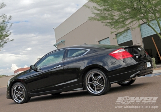 2010 Honda Accord with 20" Enkei LS-5 in Chrome wheels