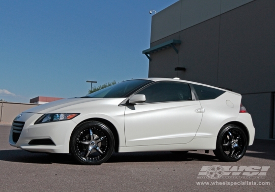 2011 Honda CR-Z with 18" Enkei LS-5 in Black (Gloss) wheels