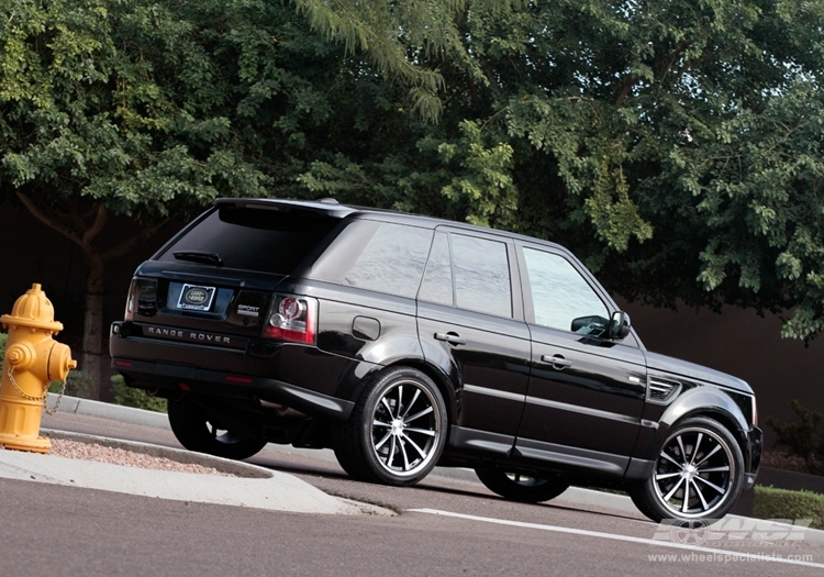 2011 Land Rover Range Rover Sport with 22 Vossen VVSCV1 in Matte Black