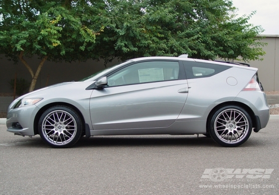 2011 Honda CR-Z with 18" Enkei EKM3 in Silver (Hyper) wheels