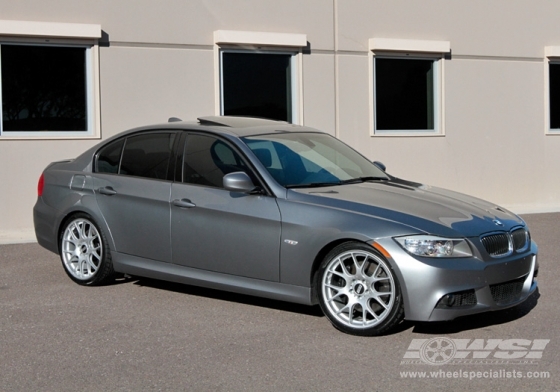 2010 BMW 3-Series with 19" BBS CH in Silver wheels