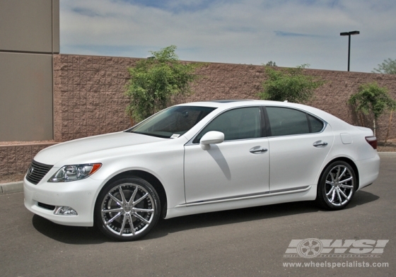 2010 Lexus LS with 20" Gianelle Spidero-5 in Chrome wheels