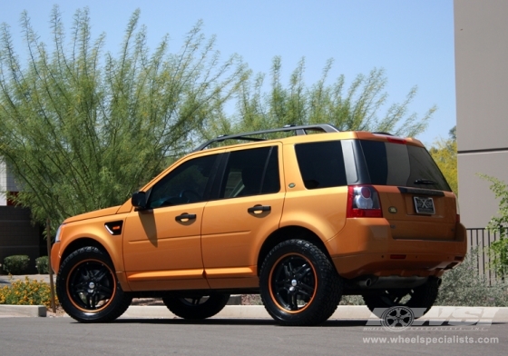 2007 Land Rover LR2 with 20" Giovanna Cuomo in Black wheels