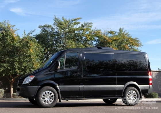 2012 Mercedes-Benz Sprinter with 18" Koko Kuture Sprinter in Machined Silver wheels