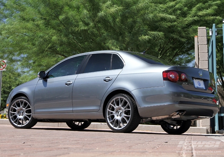 2010 Volkswagen Jetta with 19 BBS CK in Silver Anthracite wheels