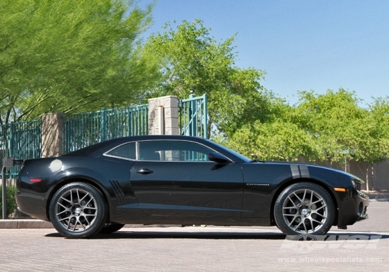 2011 Chevrolet Camaro with 20" TSW Nurburgring in Gunmetal (Matte) wheels