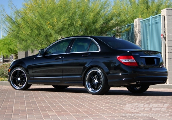 Mercedes benz c300 black rims #7