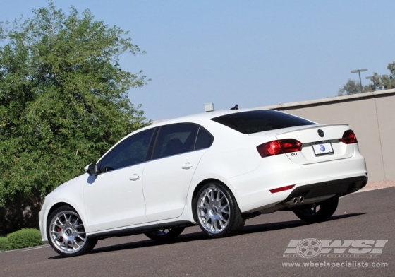 2012 Volkswagen Jetta with 19" BBS CH in Silver wheels