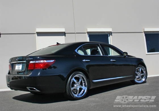 2008 Lexus LS with 20" Giovanna Closeouts Gianelle Spezia-5 in Chrome wheels