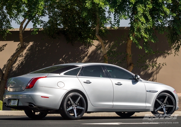 13 Jaguar Xj With Lexani R Four In Machined Black Wheels Wheel Specialists Inc