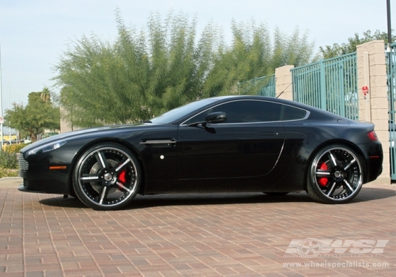2008 Aston Martin Vantage with 22" GFG Falluja in Chrome wheels