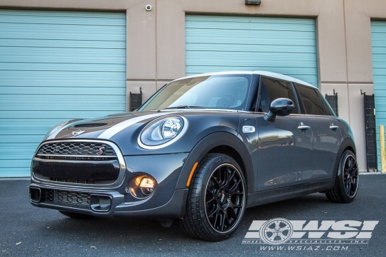 2015 Mini Cooper S with 18" BBS CH-R in Black (Matte) wheels