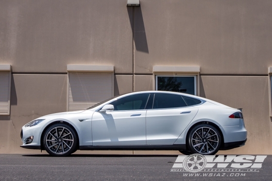 2015 Tesla Model S With 20 Quot Koko Kuture Surrey In Black