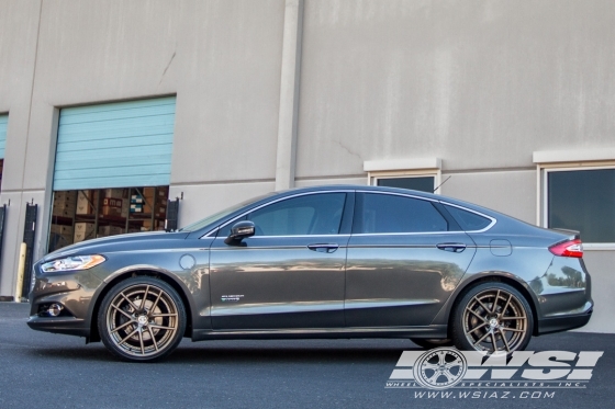 2016 Ford Fusion with 20" Gianelle Monaco in Bronze wheels