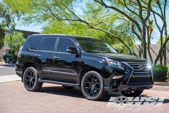 2014 Lexus GX with 22" Black Rhino Tembe in Gloss Black wheels