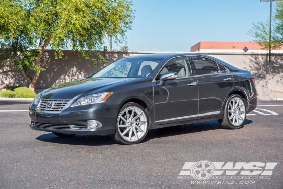 2010 Lexus ES with 20" Koko Kuture Surrey in Silver Machined wheels