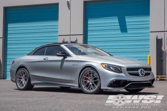 2017 Mercedes-Benz S-Class with 20" Gianelle Monaco in Graphite wheels