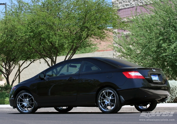 Chrome rim on a honda civic #7