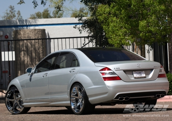 Mercedes benz s550 chrome wheels #5