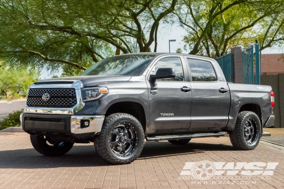 2018 Toyota Tundra with 20" SOTA Off Road Novakane 5 in Black Milled (Death Metal) wheels