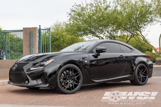 2017 Lexus RC with 20" Giovanna Bogota in Gloss Black wheels