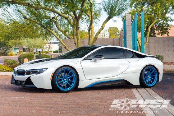 2016 BMW i8 with 20" TSW Bathurst (RF) in Gunmetal (Rotary Forged) wheels