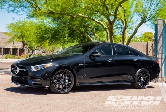2019 Mercedes-Benz CLS-Class with 20" Gianelle Monte Carlo in Gloss Black wheels
