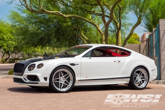 2015 Bentley Continental with 22" ADV1 ADV05S M.V2 Competition Spec in Custom wheels
