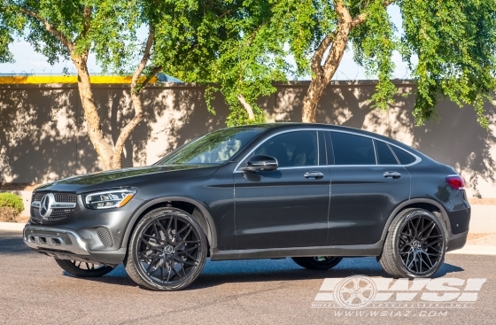 2020 Mercedes-Benz GLC-Class with 22" Koko Kuture Funen in Gloss Black wheels
