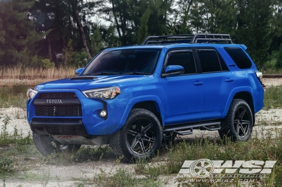 2019 Toyota 4-Runner with 20" Vossen HF6-2 in Gloss Black Machined (Smoke Tint) wheels
