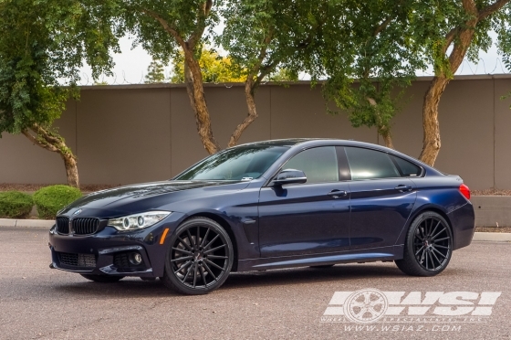 2016 BMW 4-Series with 20" Gianelle Verdi in Gloss Black wheels